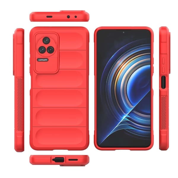 Blødt grebsformet cover til Xiaomi Redmi K50 / Xiaomi Redmi K50 Pro - Rød Red