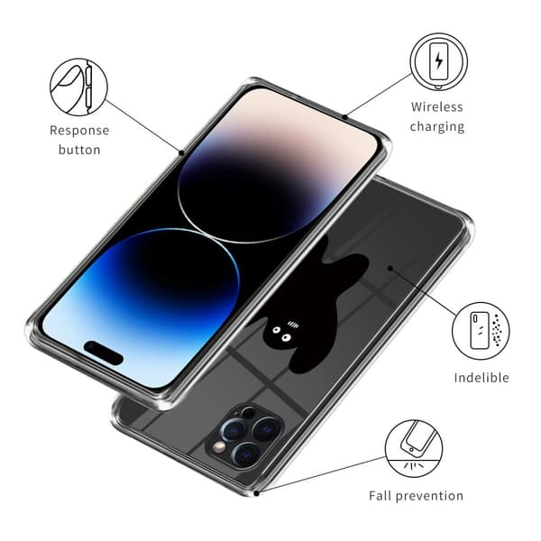 Deco iPhone 14 Pro Max skal - Rolig Man Svart
