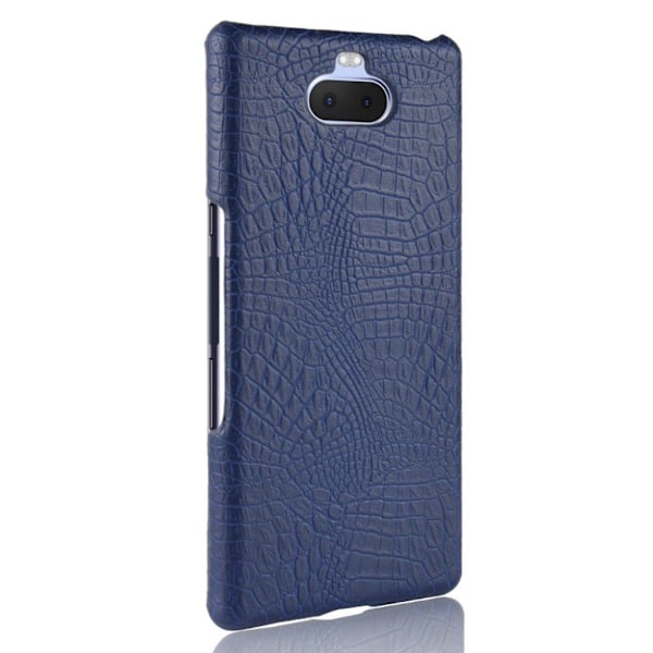 Sony Xperia 10 Plus krokodille etui - Mørkeblå Blue
