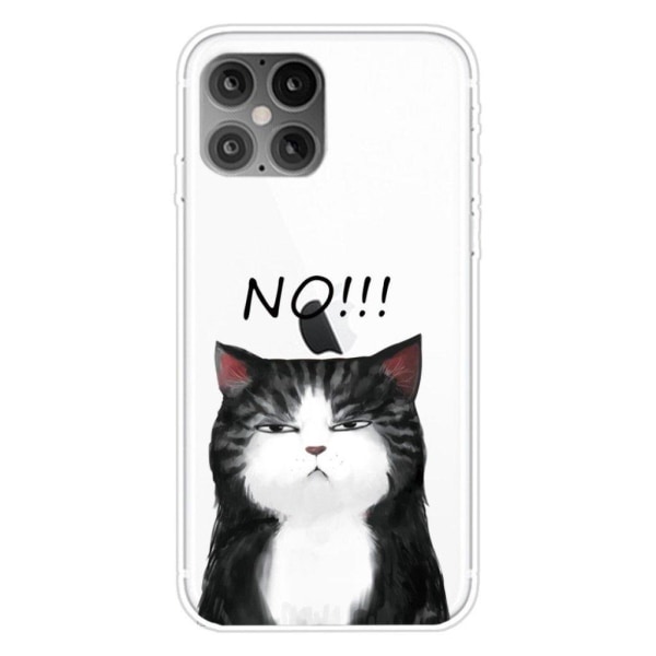 Deco iPhone 12 Pro / iPhone 12 skal - Arg Katt Vit