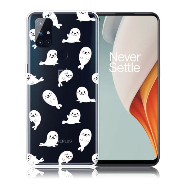 Deco OnePlus Nord N100 case - Cute Seal White