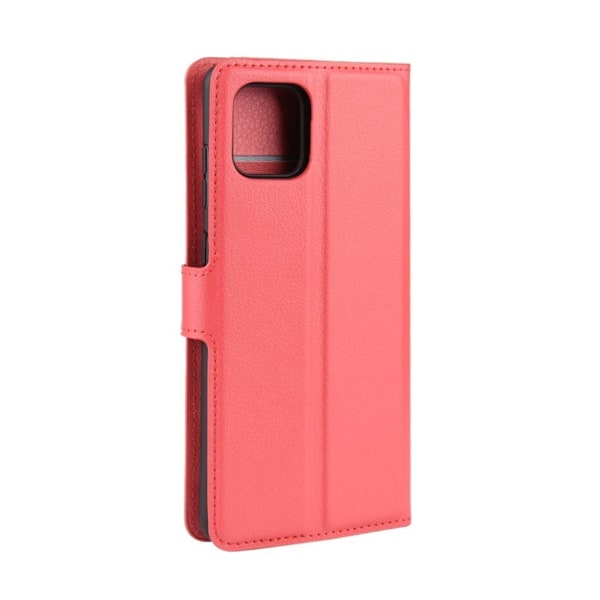 Classic Samsung Galaxy Note 10 Lite flip kuoret - Punainen Red