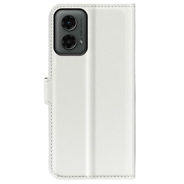 Classic Motorola Moto G 5G (2024) flip etui - Hvit White