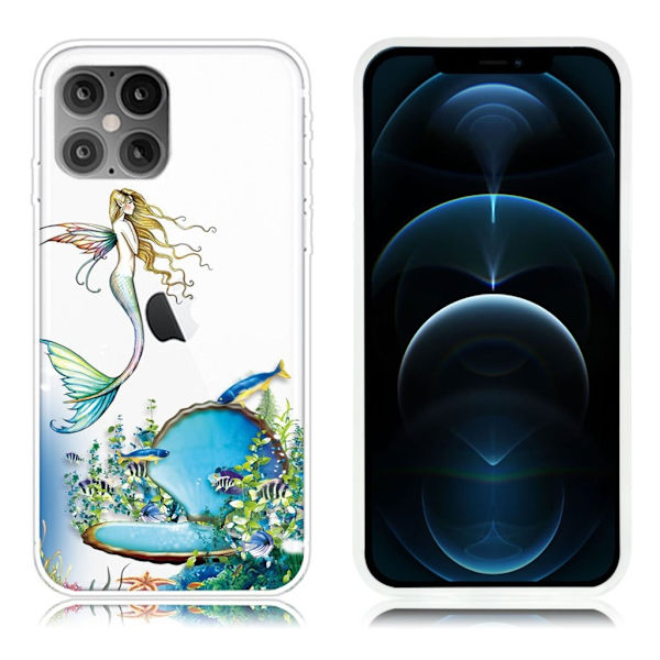 Deco iPhone 12 Pro Max skal - Sjöjungfru multifärg