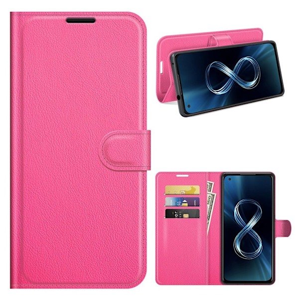Classic ASUS Zenfone 8 Flippetui - Rose Pink