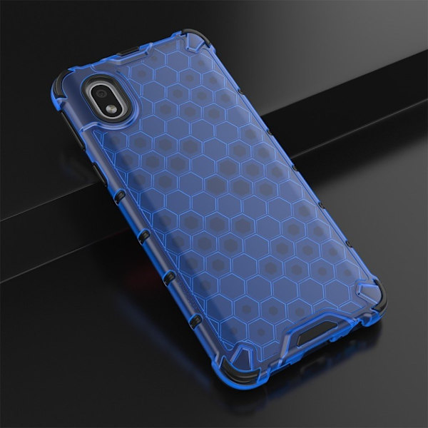 Bofink Honeycomb Samsung Galaxy A01 Core Etui - Blå Blue