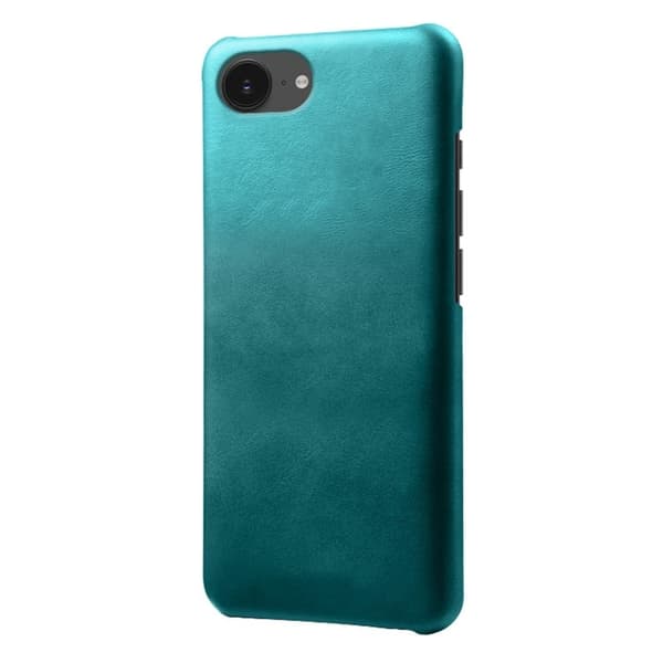 16e Case Calf Texture Vegansk Læder Hard PC Protective Phone Cover - Grøn Green
