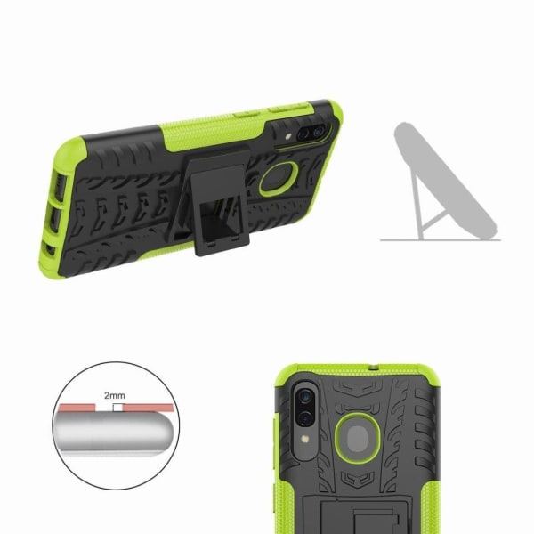 Offroad Samsung Galaxy A30 cover - Grøn Green