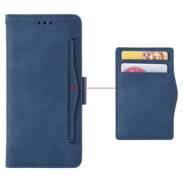 Stilrent Plånboksfodral i Läder till Samsung Galaxy A34 5G - Blå Blå