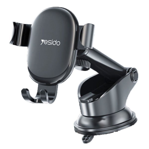 YESIDO C120 telescopic car mount holder Black