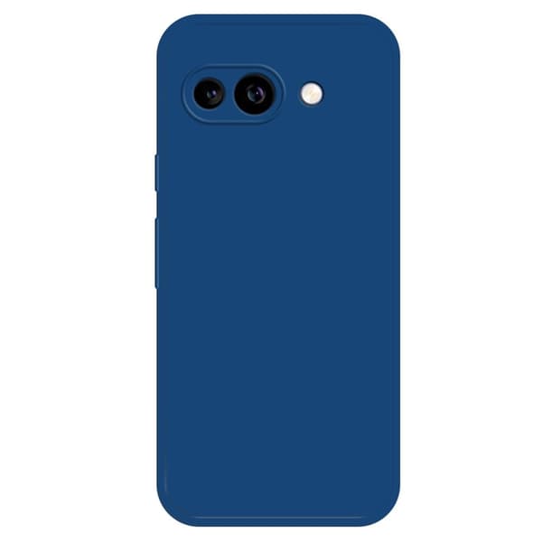 Google Pixel 9a Fleksibelt etui med lige kantbeskyttelse Telefoncover - Safir Blue