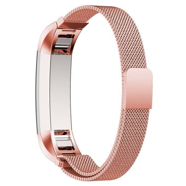 Fitbit Alta elegant klockarmband (milanesisk loop) - Rosa Rosa