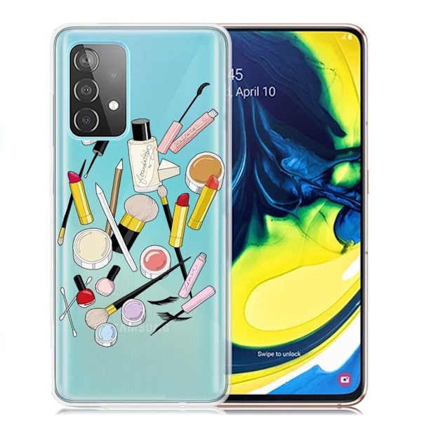 Deco Samsung Galaxy A82 5G Suojakotelo - Makeups Multicolor