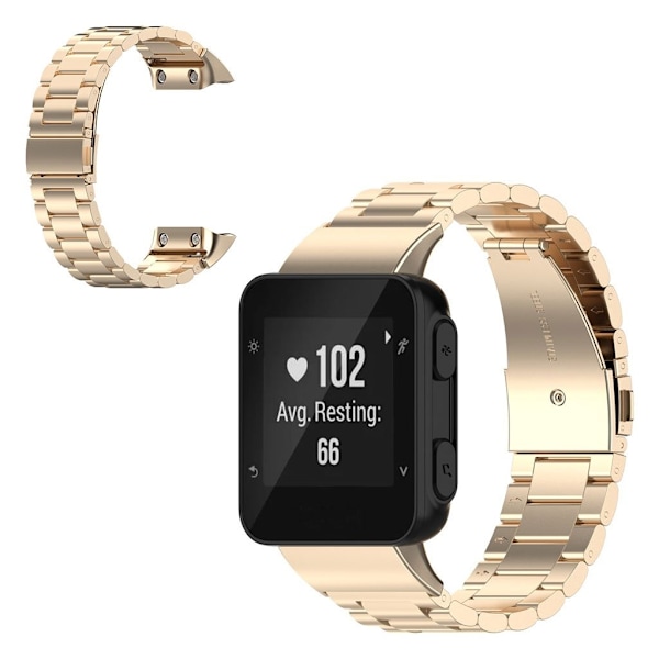 Garmin Forerunner 35 rustfrit stål rem - Champagne Gold