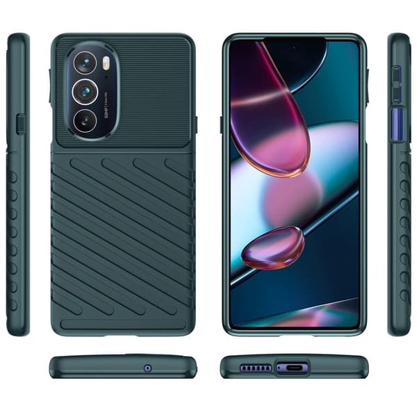 Thunder Motorola Edge X30 Etui - Grønn Green