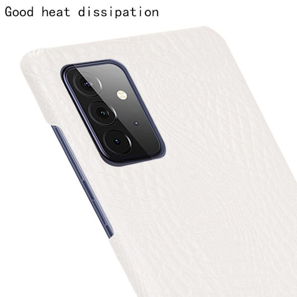 Croco case - Samsung Galaxy A72 5G - Hvid White