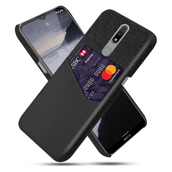 Bofink Nokia 2.4 korttikotelo - Musta Black