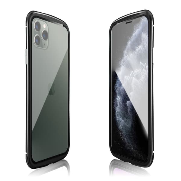 Luphie Wasp iPhone 11 Pro Alu-støtfanger + Glass - Svart Black