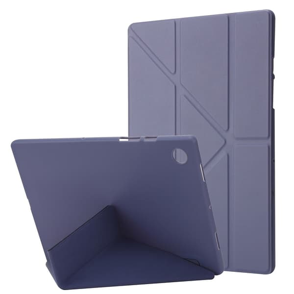 Samsung Galaxy Tab A8 10.5 (2021) Silikonfodral med V-fold - Lila Lila
