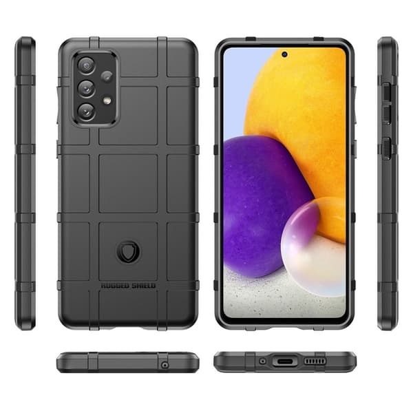 Rugged Shield Etui Samsung Galaxy A73 - Svart Black