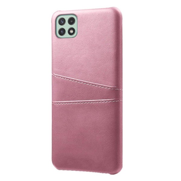 Samsung Galaxy S21 FE skal med korthållare - Rosa Rosa