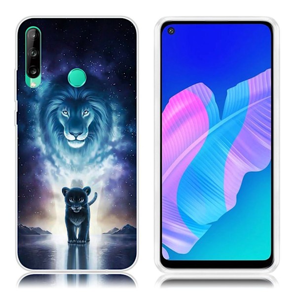 Deco Huawei P40 Lite E deksel - Løve Multicolor