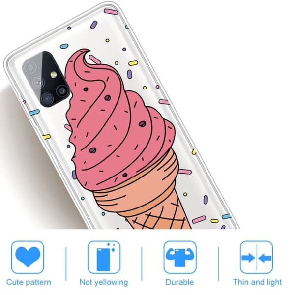 Deco Samsung Galaxy M51 cover - Pink Pink