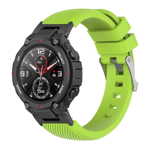 Amazfit T-Rex Pro / T-Rex / Ares twill tekstur silikone urrem - Grøn Green