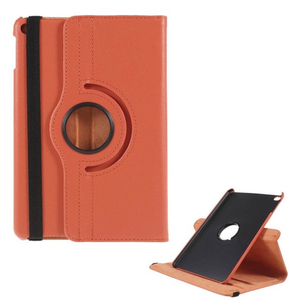 iPad Mini (2019) litchi læder etui - Orange Orange