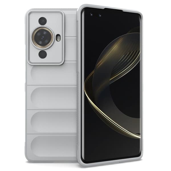 Blødt grebsformet cover til Huawei Nova 11 Pro / Huawei Nova 11 Ultra - Sølv/Grå Silver grey