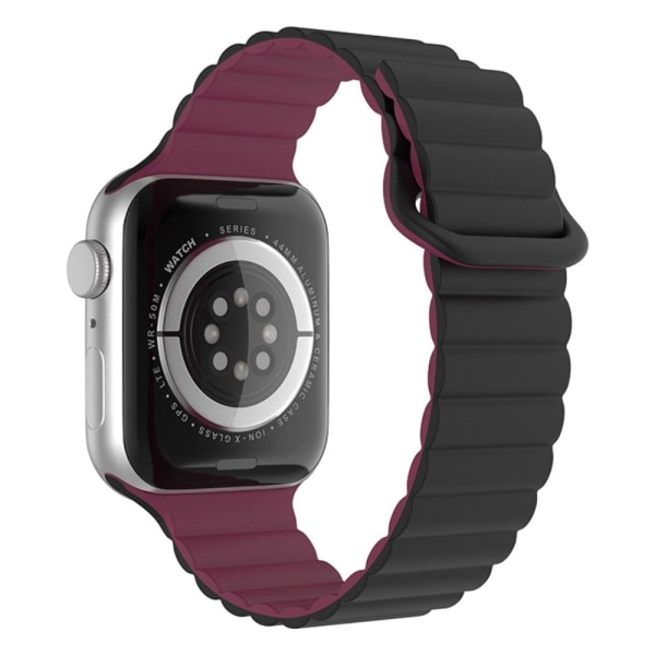 Apple Watch Series 8 (45 mm) / Watch Ultra silikoneurrem - Sort Red