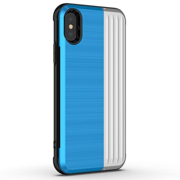 ANGIBABE iPhone Xr mobilskal silikon plast stående kortficka – B multifärg