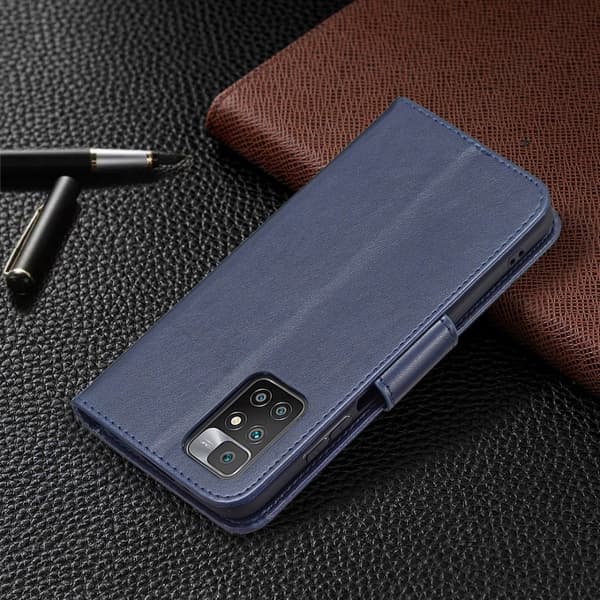 Butterfly Xiaomi Redmi 10 Prime / Redmi 10 Flippetui - Mørkeblå Blue