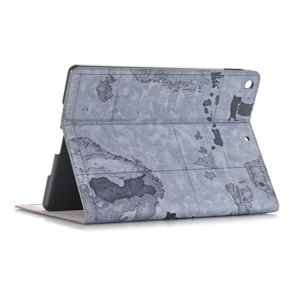 Kortmønster Wallet Stand Leather Tablet Casing iPad 10.2 (2021) Silver grey