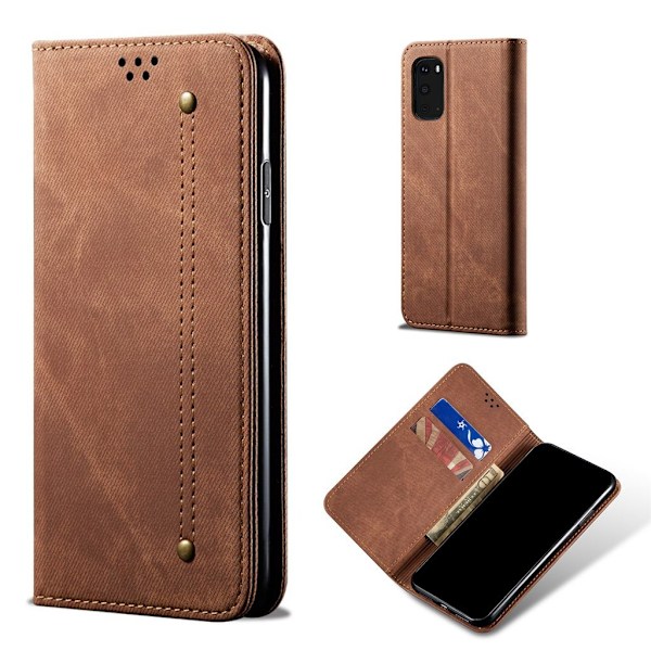 Jeans Samsung Galaxy S20 FE 5G fodral - Brun Brun
