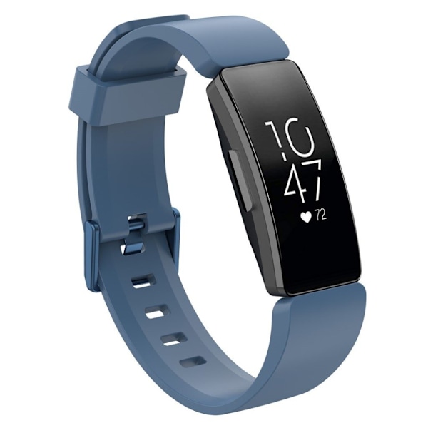 Fitbit Inspire / Inspire HR klockband av silikon - Storlek L / Babyblå Blå