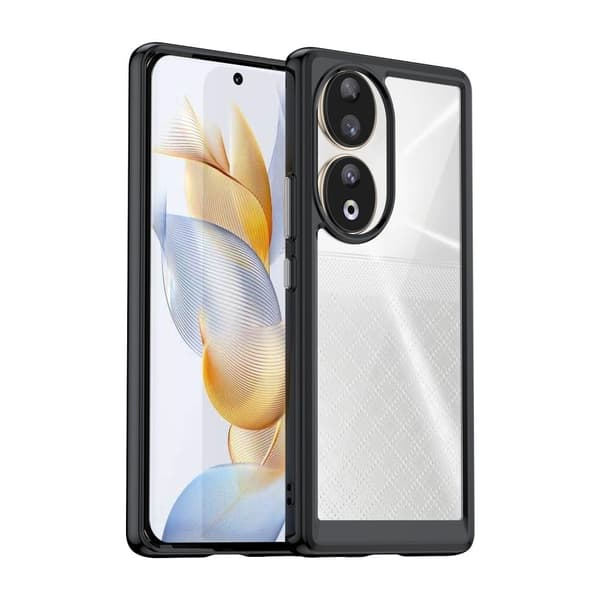 Honor 90 telefonskal i akryl - Svart Svart