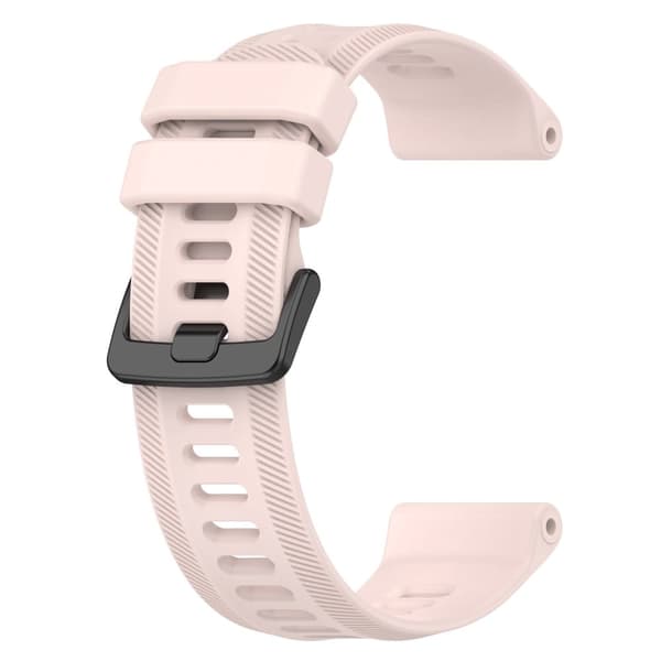 Twill design silikoninen kellohihna Garmin kellolle - Vaalea Pinkki Pink