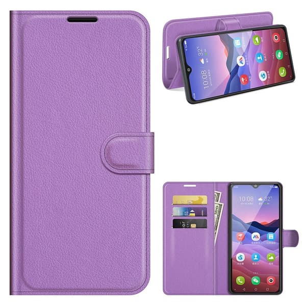Classic ZTE Blade V2020 Smart Flippetui - Lilla Purple