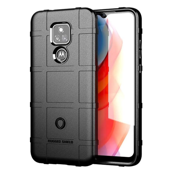 Rugged Shield Etui Motorola Moto G Play (2021) - Sort Black