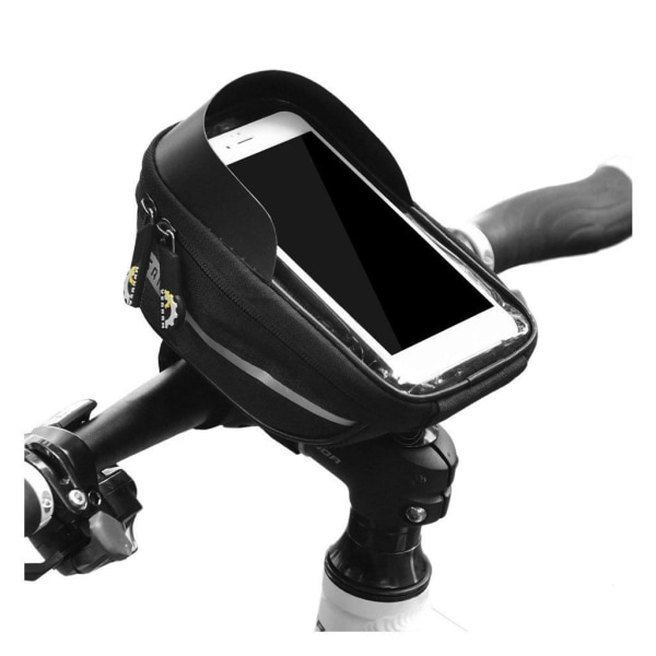 Waterproof bicycle handlebar mount bag Black