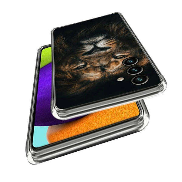 Deco Samsung Galaxy A34 5G Suojakotelo - Lion Multicolor