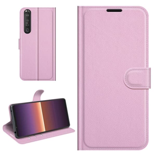 Classic Sony Xperia 1 III fodral - Rosa Rosa