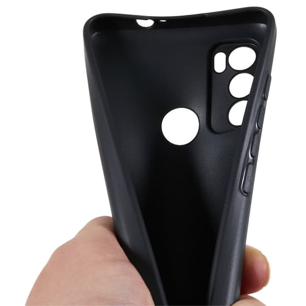 Blødt og mat cover til Motorola Moto G60 Black