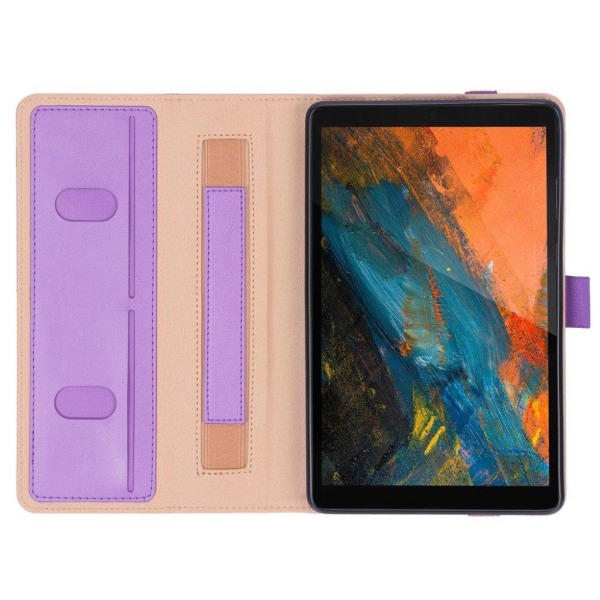 Lenovo Tab M8 business style leather case - Purple Lila