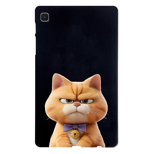Samsung Galaxy Tab A7 Lite 8.7-inch Case Pattern Printing Slim Flexible Tablet Protective Cover - Garfield Cat Brown