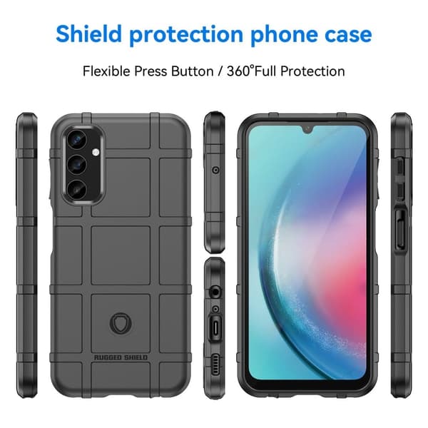 Rugged Shield Samsung Galaxy A25 skal - Svart Svart