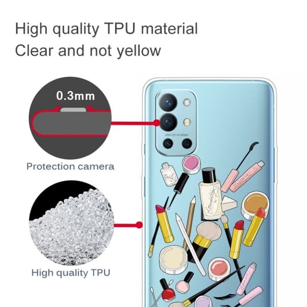 Deco OnePlus 9R Suojakotelo - Cosmetics Multicolor