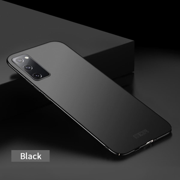 MOFI Samsung Galaxy S20 FE 5G slim shield kotelot - Musta Black