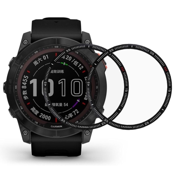 2 stk. Garmin Fenix 7 PMMA-skærmbeskyttelse Transparent